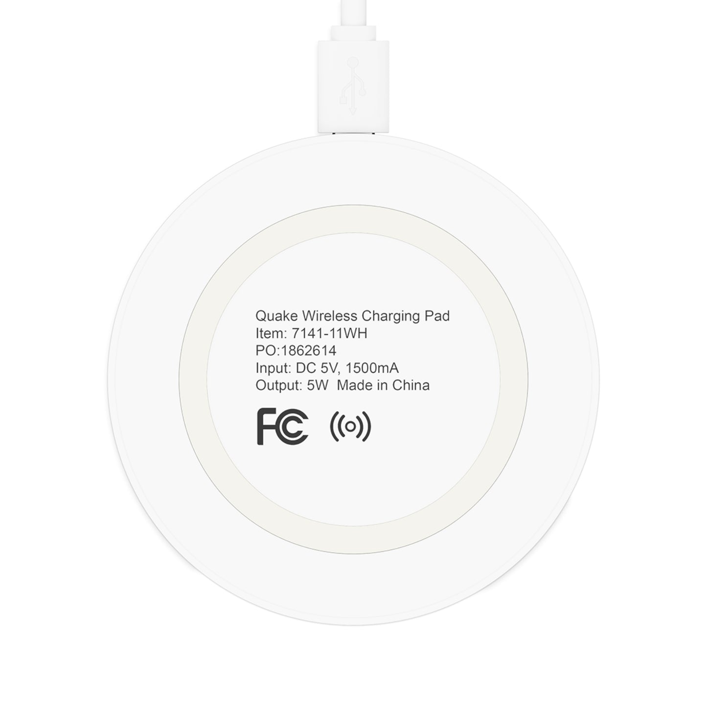 Wireless Charging Pad – “Plug-Free. Limit-Free.” | Minimalist Qi Charger, Inspirational Tech Gift, Sleek Desk & Home Office Accessory