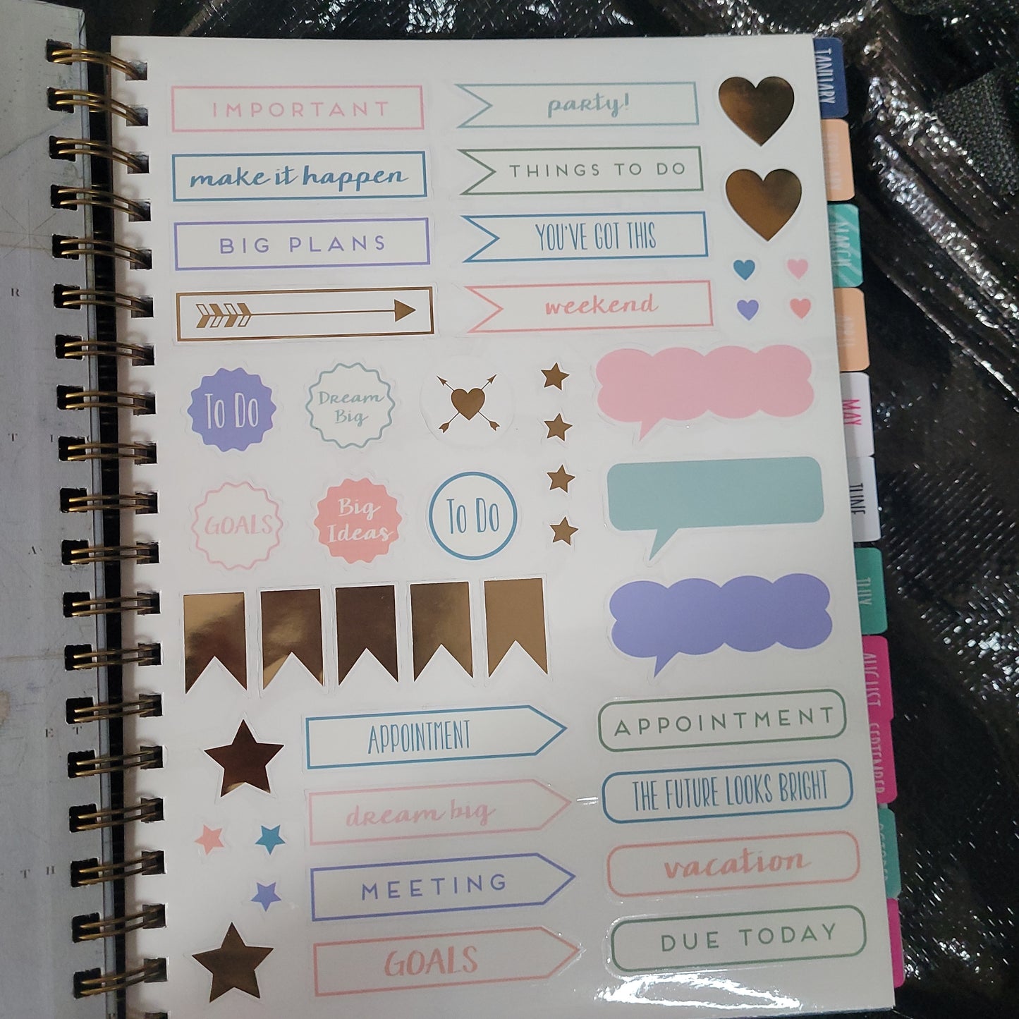Not all Who Wonder are Lost 2022 Planner (Black)