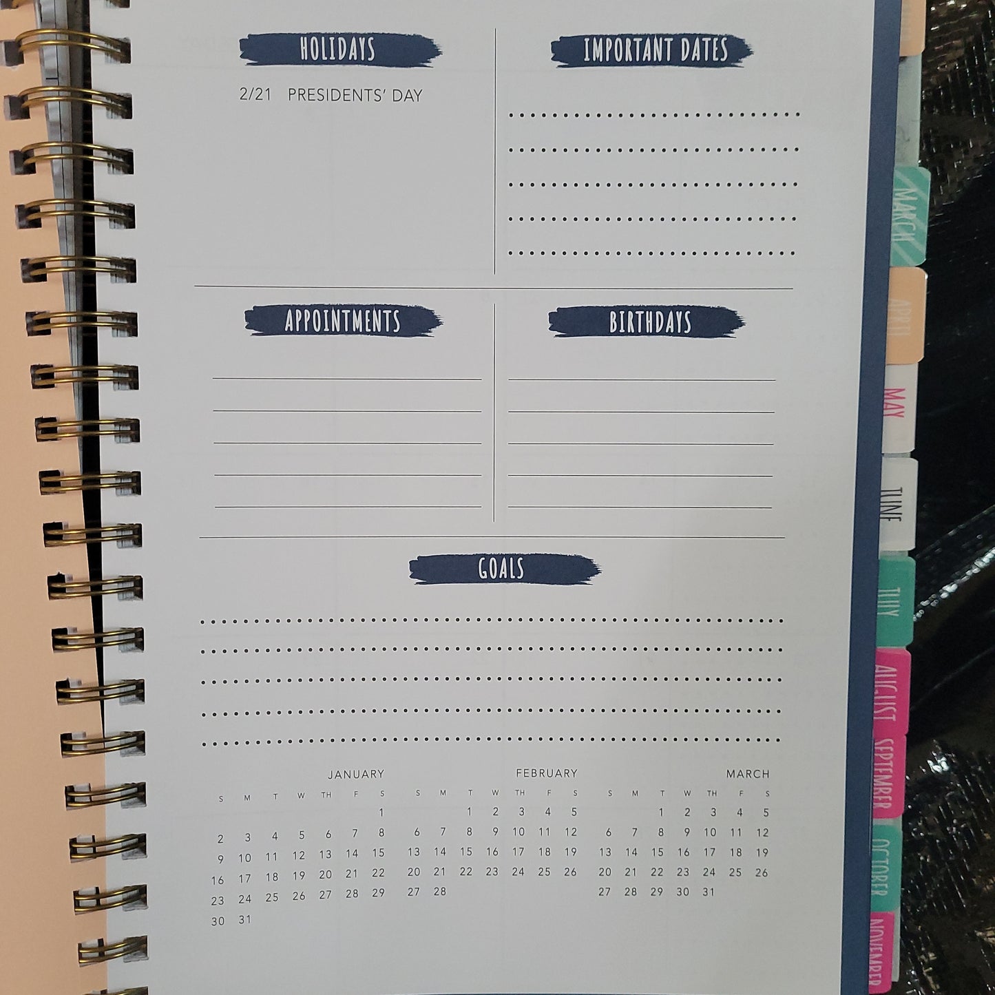 Not all Who Wonder are Lost 2022 Planner (Black)