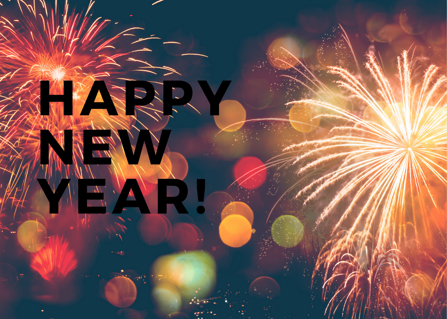 Happy New Year - Fireworks