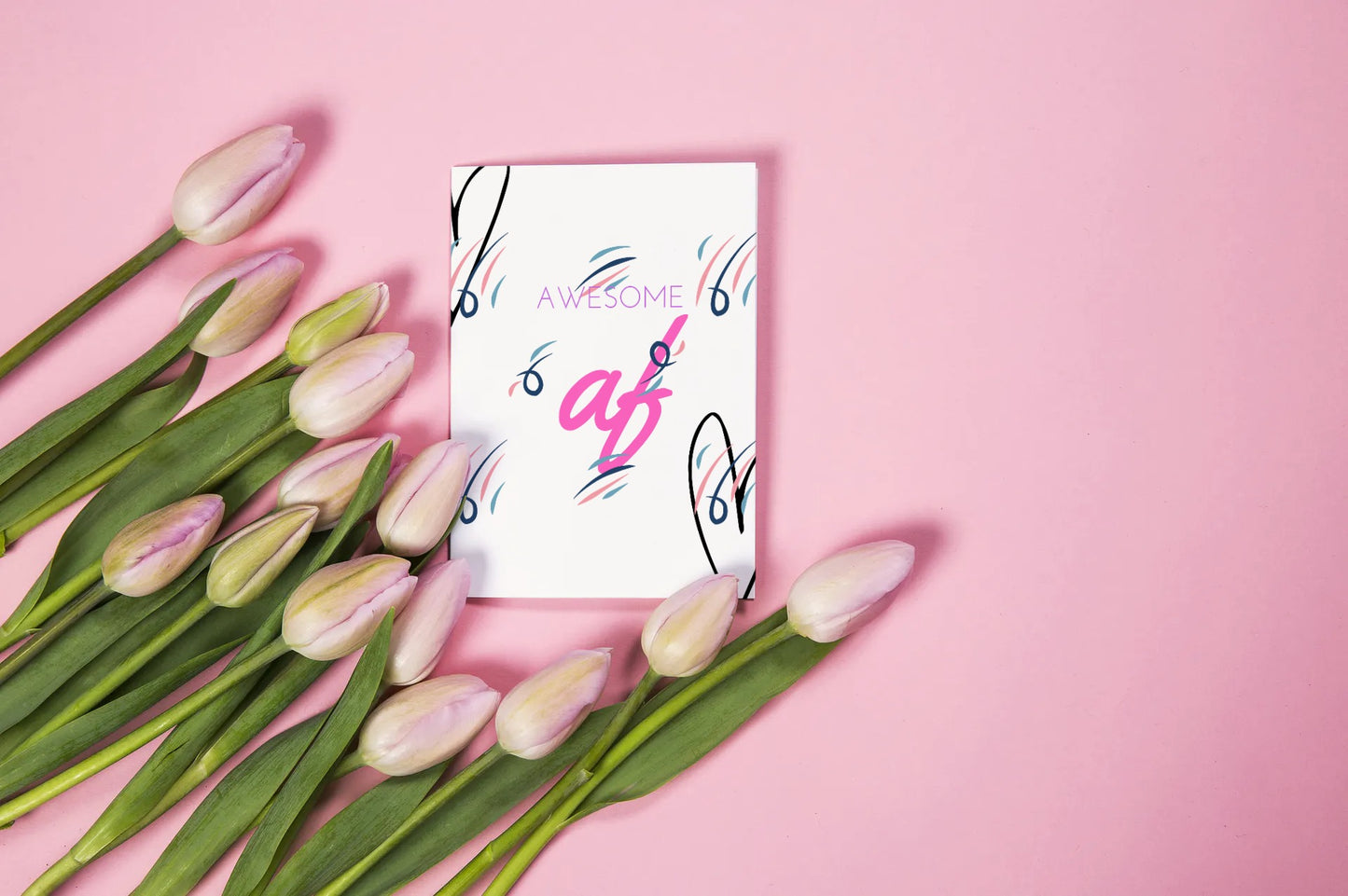 Awesome, AF - Lyfe Every Day Greeting Card