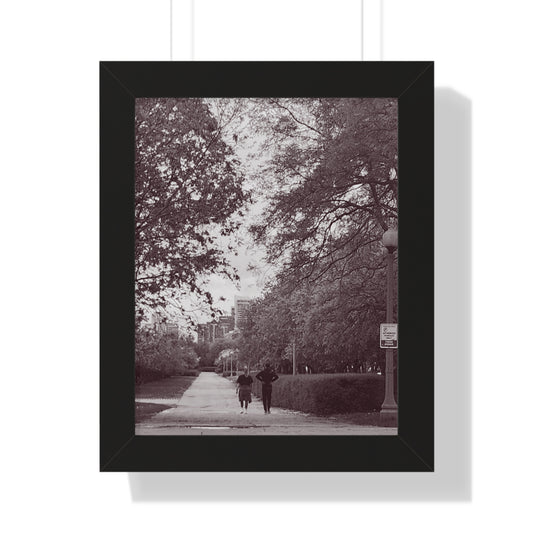 A Long Walk - Framed Elegant Photographic Print