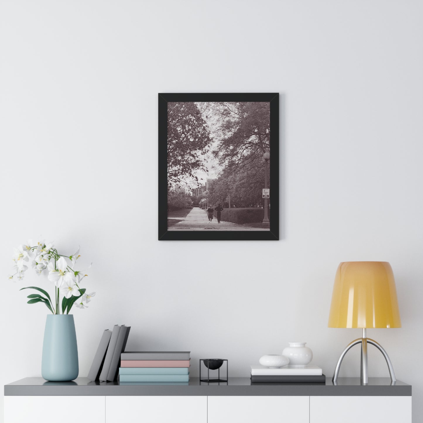 A Long Walk - Framed Elegant Photographic Print