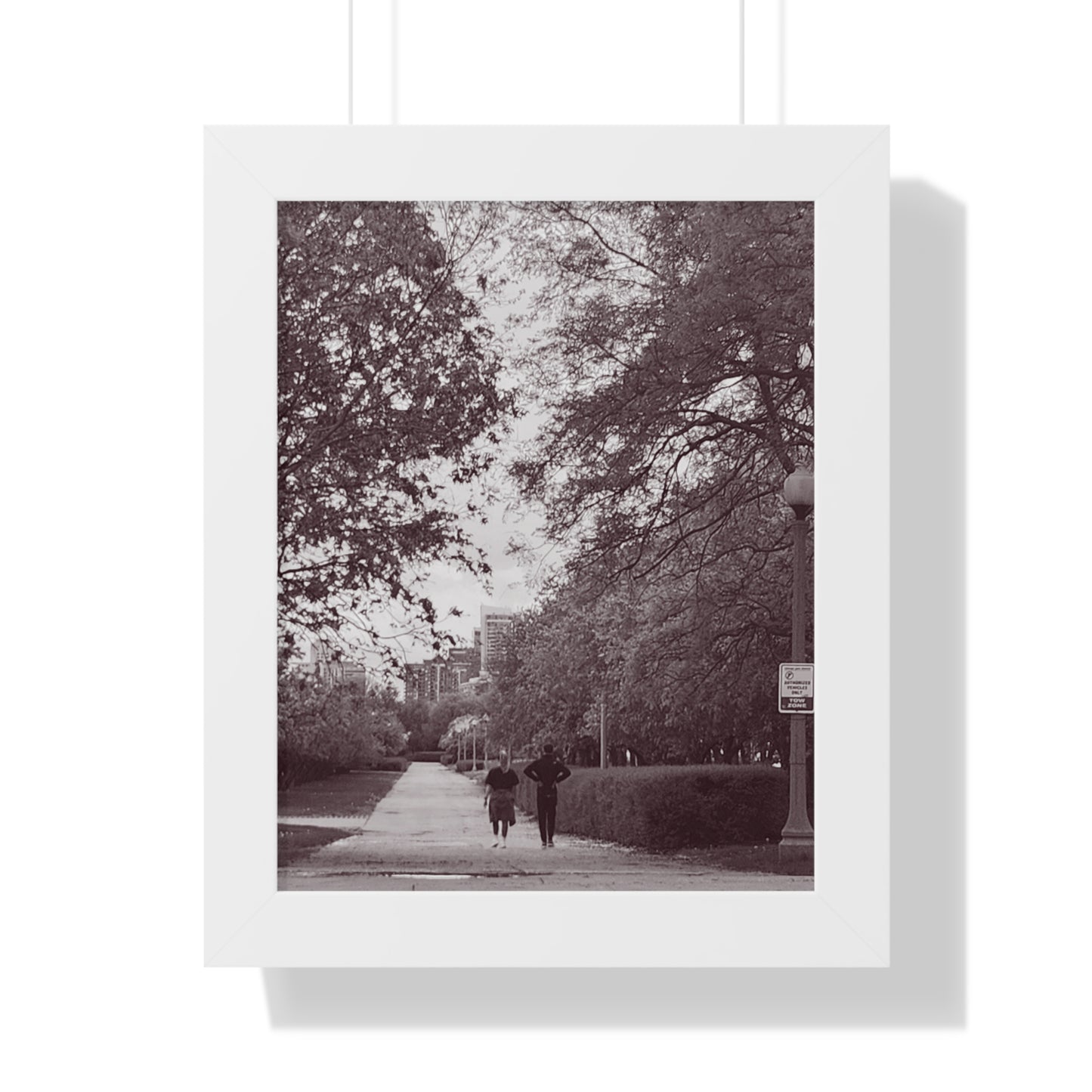 A Long Walk - Framed Elegant Photographic Print
