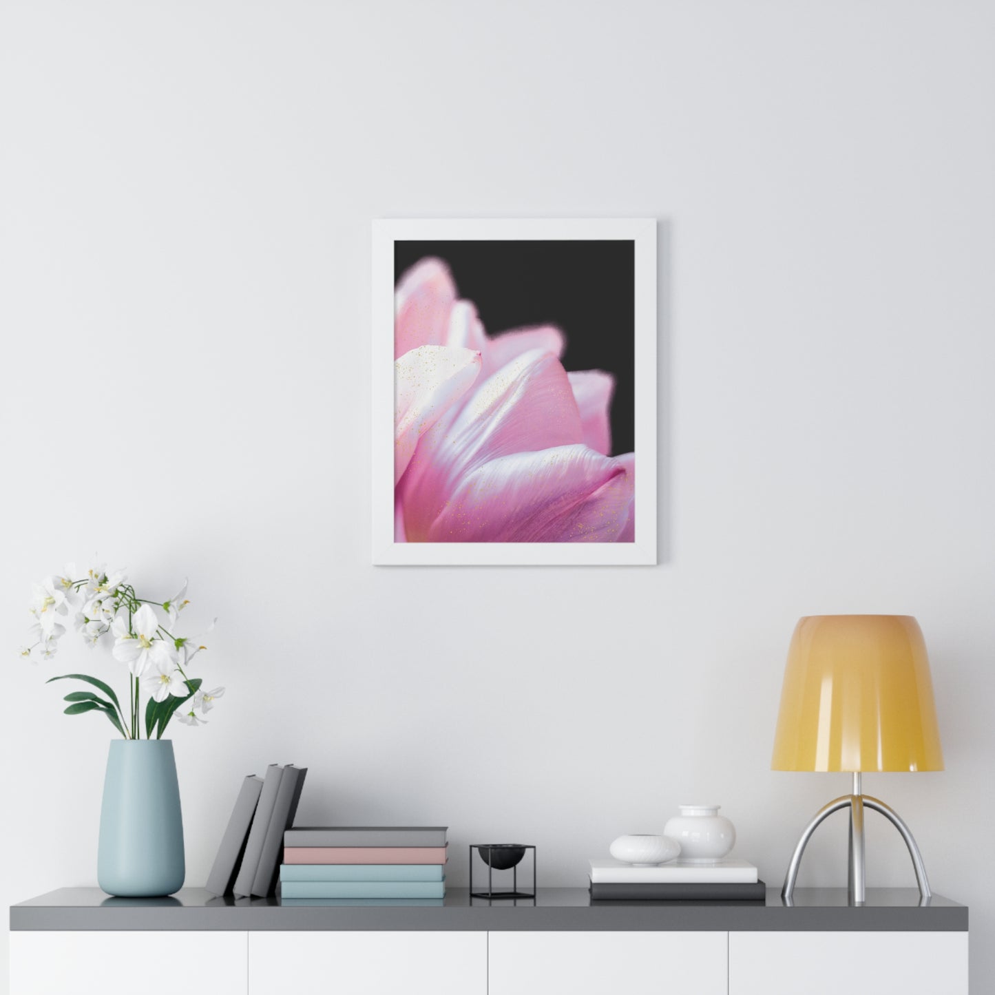 Beauty in Dark 2 – Framed Elegant Photographic Print | Modern Black & White Wall Art, Minimalist Home Décor, Contemporary Photography