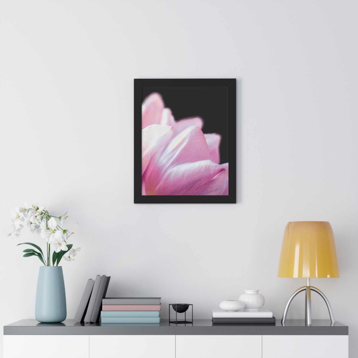 Beauty in Dark 2 – Framed Elegant Photographic Print | Modern Black & White Wall Art, Minimalist Home Décor, Contemporary Photography