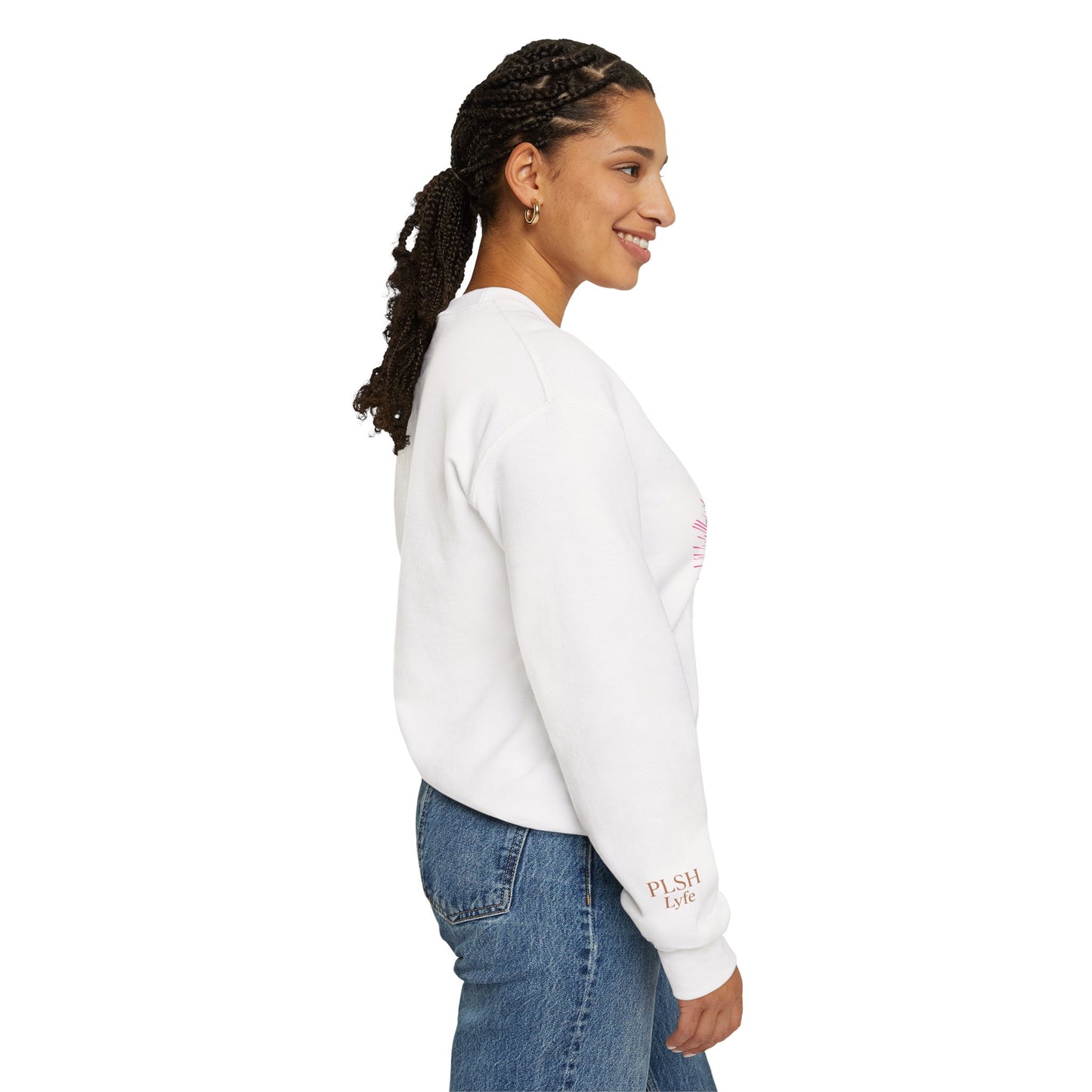Take Up Space Statement Crewneck Sweatshirt — Empowering Typography Sweatshirt