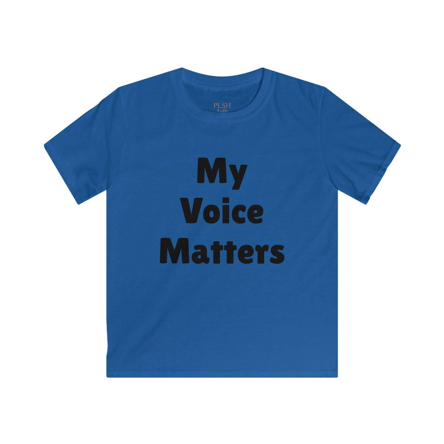 Kids Tee - My Voice Matters Graphic Youth T-Shirt, Empowerment Shirt for Children