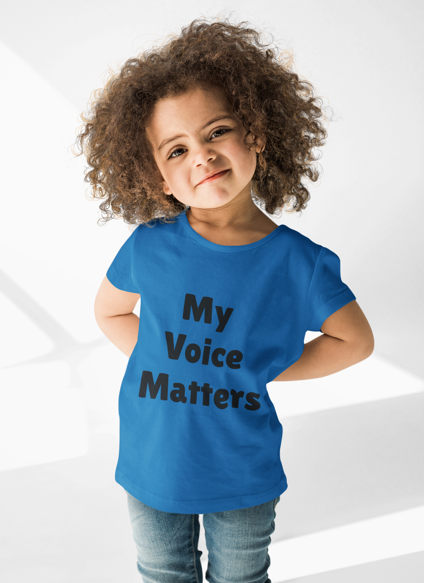Kids Tee - My Voice Matters Graphic Youth T-Shirt, Empowerment Shirt for Children