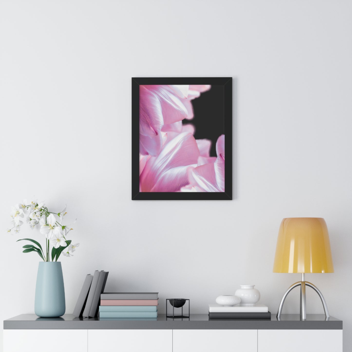 Beauty in Dark 1 – Framed Elegant Photographic Print | Modern Black & White Wall Art, Minimalist Home Décor, Contemporary Photography