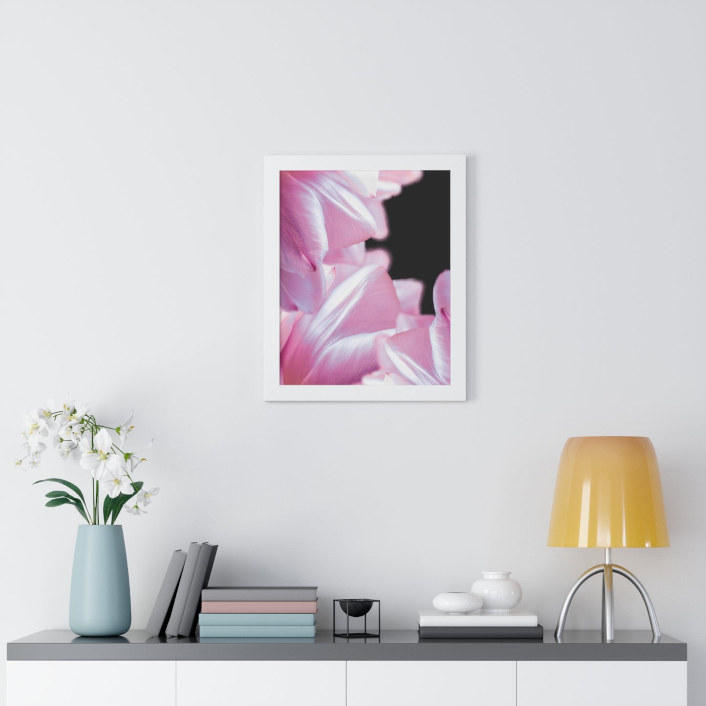 Beauty in Dark 1 – Framed Elegant Photographic Print | Modern Black & White Wall Art, Minimalist Home Décor, Contemporary Photography