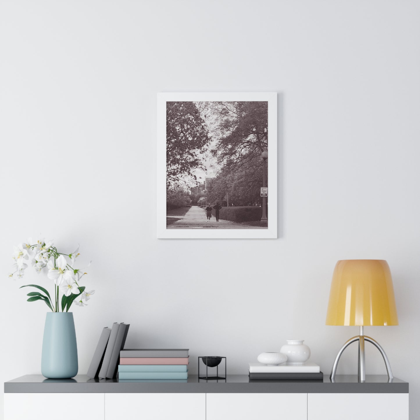 A Long Walk - Framed Elegant Photographic Print