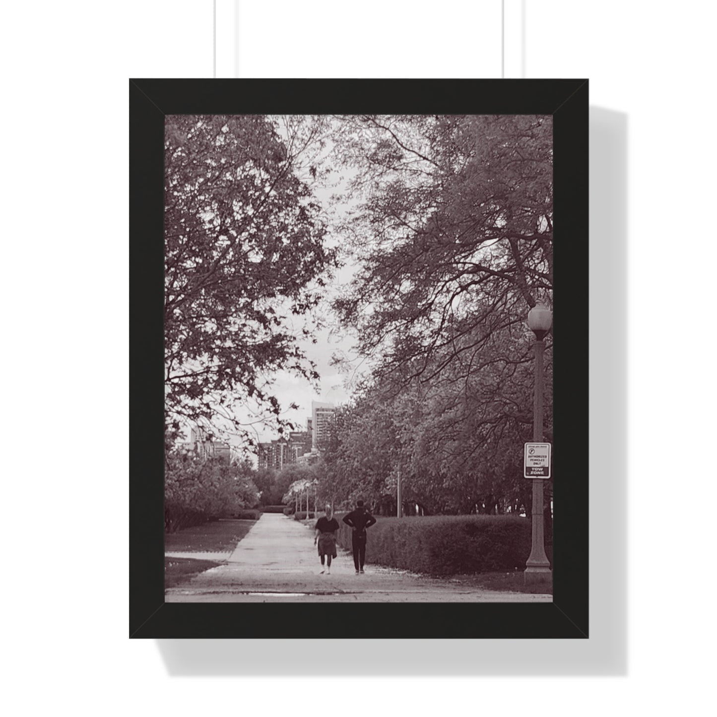 A Long Walk - Framed Elegant Photographic Print
