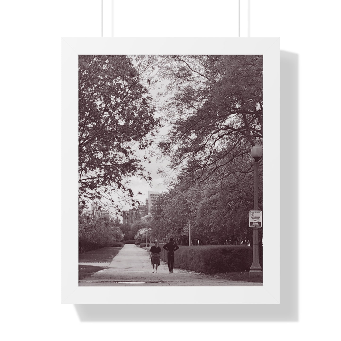 A Long Walk - Framed Elegant Photographic Print