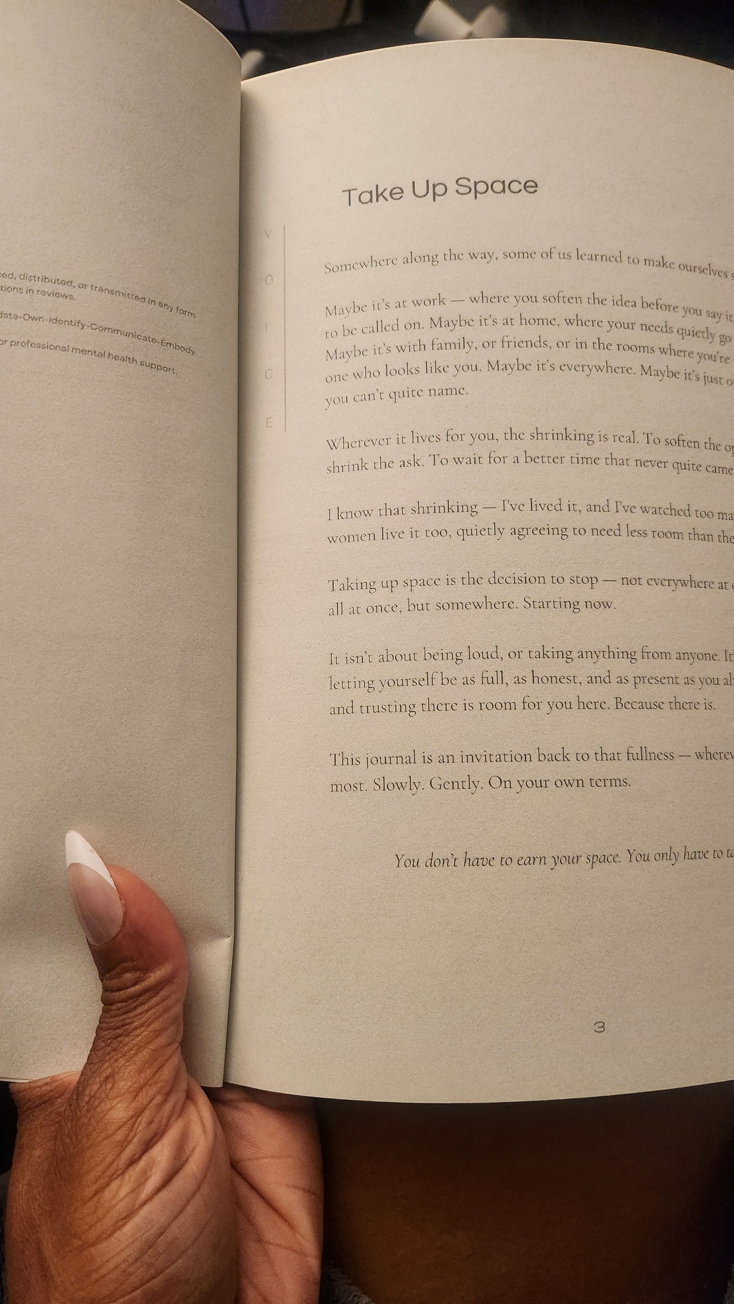 The V.O.I.C.E. Journal — A Guided Companion for Women Returning to Themselves