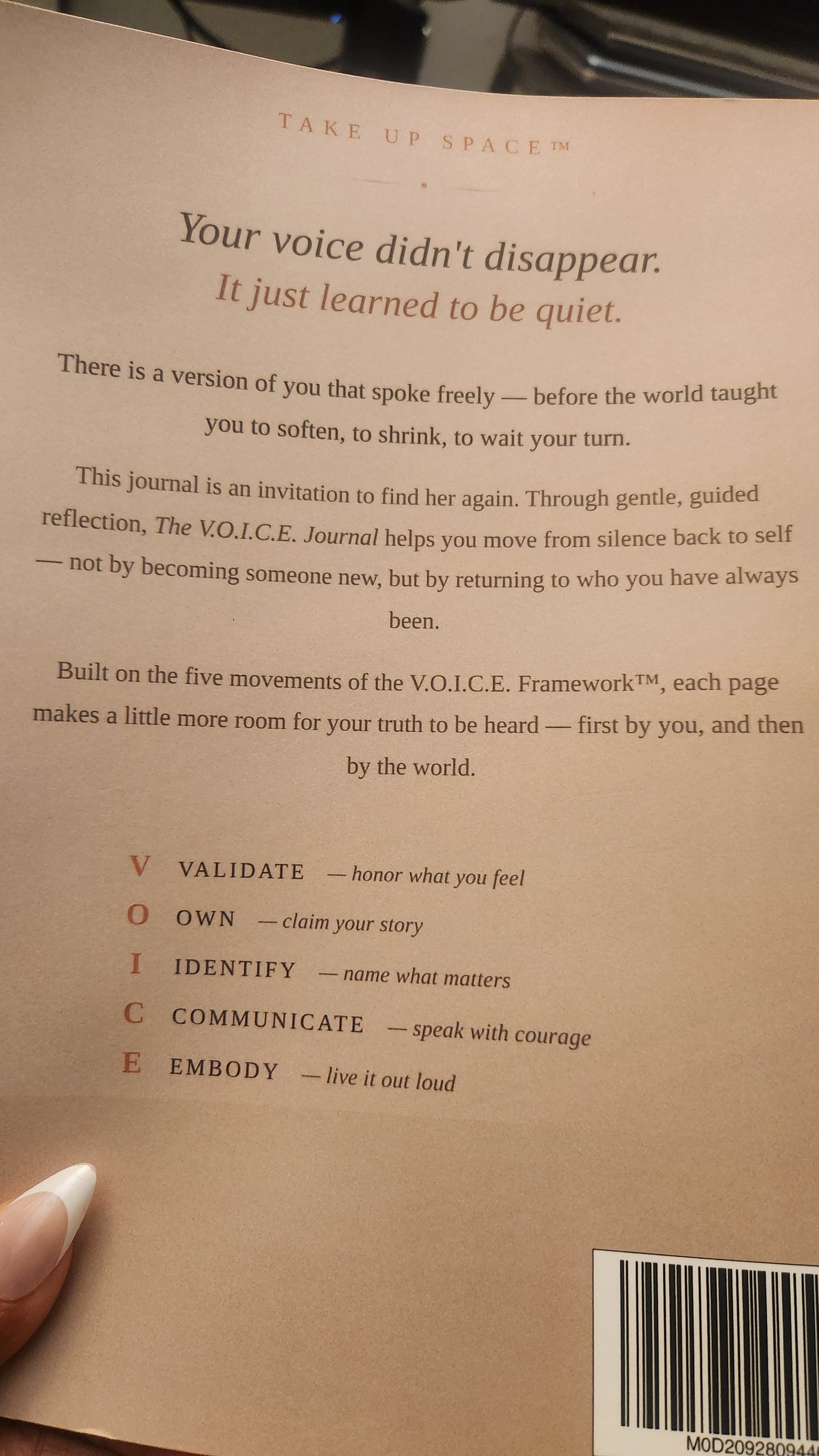 The V.O.I.C.E. Journal — A Guided Companion for Women Returning to Themselves