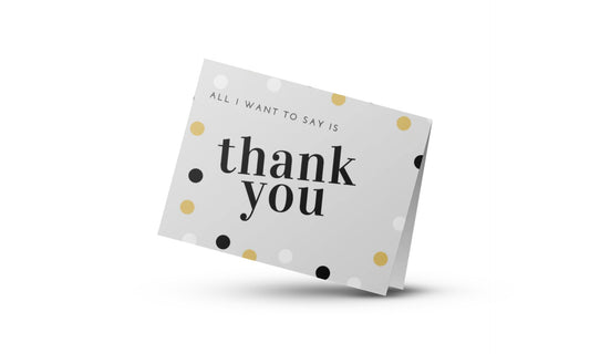 Thank you Grey - Lyfe Every Day Greeting Card