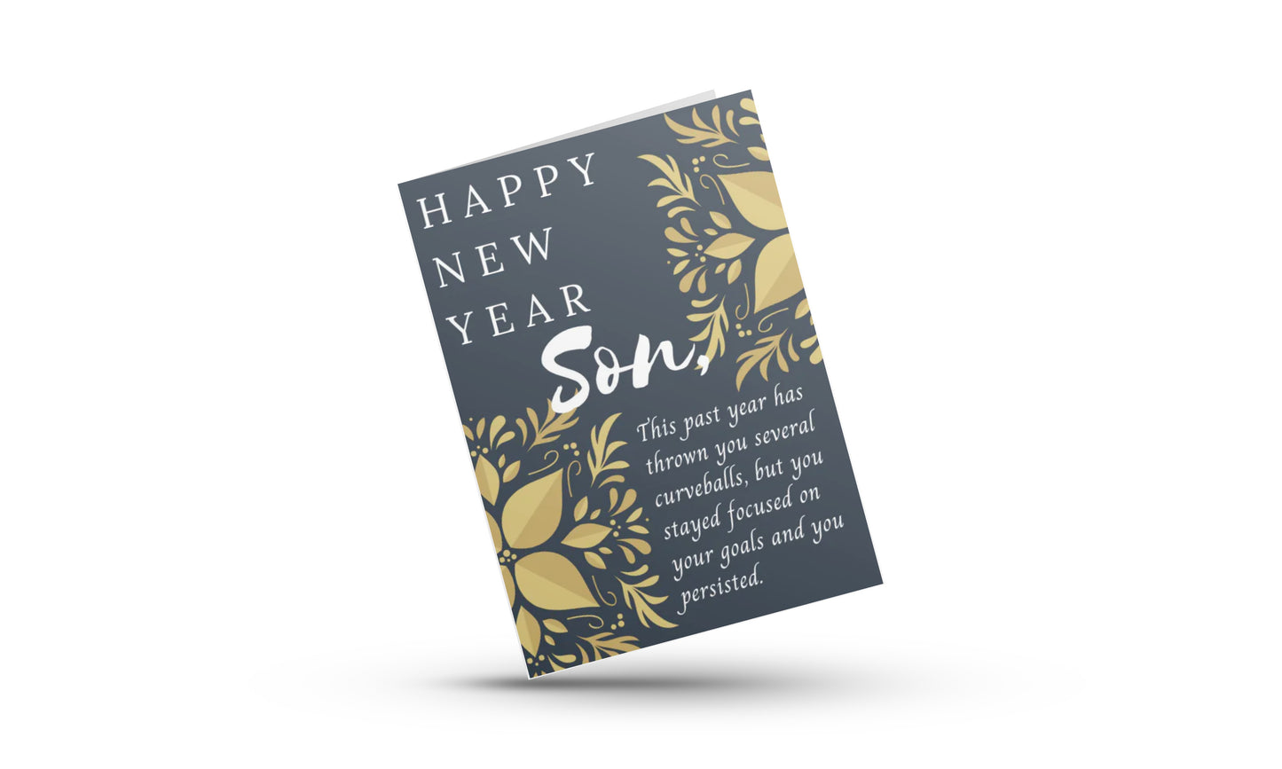 Happy New Year, Son - Greeting Card