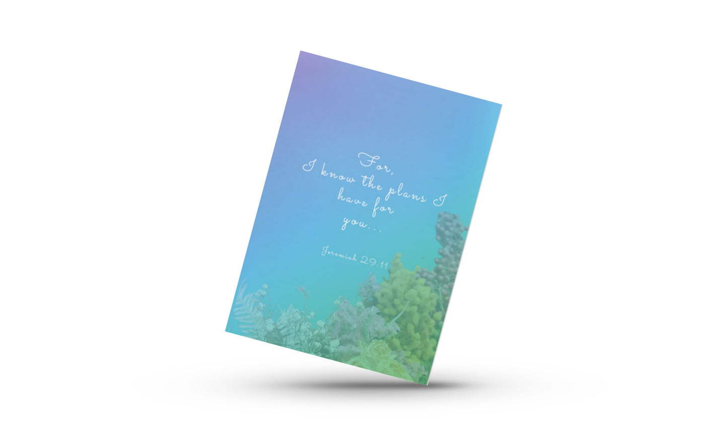For I Know The Plans - Lyfe Every Day Greeting Card