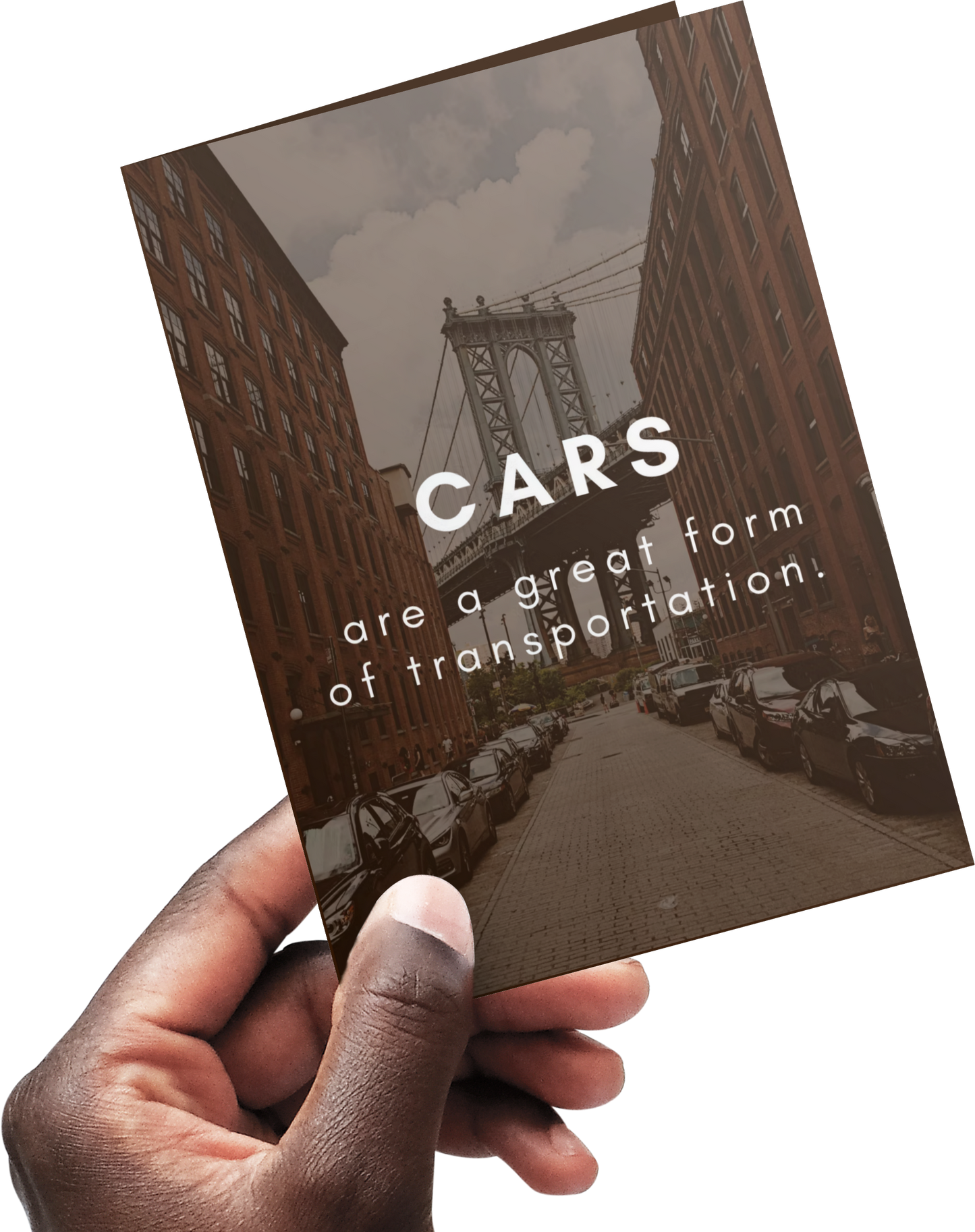 Cars are great! Okay, Byeee - Simplicity or Not Greeting Card Collection